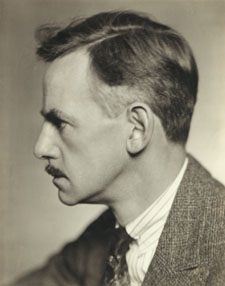Eugene O'Neill, formal portrait, profile